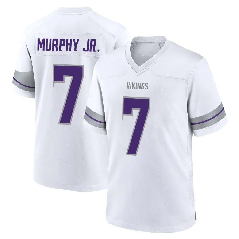 Kooe MN.Vikings #7 Byron Murphy Jr. Player White Alternate Home Game Stitched Jerseys