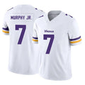 Kooe MN.Vikings #7 Byron Murphy Jr. Player White Limited Vapor F.U.S.E. Home Game Stitched Jerseys