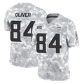 Kooe MN.Vikings #84 Josh OliverPlayer Arctic Camo Salute To Service Limited Game Stitched Jerseys