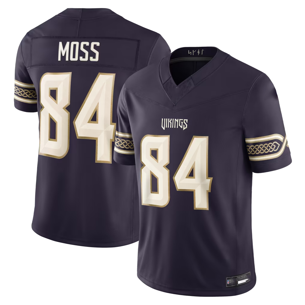 Kooe MN.Vikings #84 Randy Moss Purple 2026 Rivalries Collection Limited Stitched Jerseys