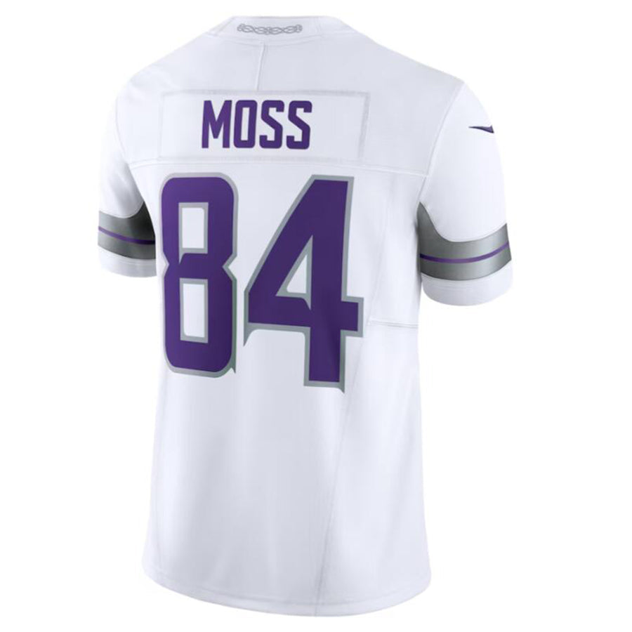 Kooe MN.Vikings #84 Randy Moss White Alternate Retired Player Game Stitched Jerseys