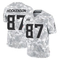 Kooe MN.Vikings #87 T.J. Hockenson Player Arctic Camo Salute To Service Limited Game Stitched Jerseys