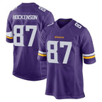 Kooe MN.Vikings #87 T.J. Hockenson Player Purple Home Game Stitched Jerseys