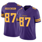 Kooe MN.Vikings #87 T.J. Hockenson Player Purple Limited Alternate Vapor F.U.S.E. Home Game Stitched Jerseys