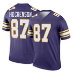 Kooe MN.Vikings #87 T.J. Hockenson Player Purple Limited Classic Home Game Stitched Jerseys