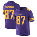 Kooe MN.Vikings #87 T.J. Hockenson Player Purple Limited Color Rush Home Game Stitched Jerseys