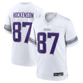 Kooe MN.Vikings #87 T.J. Hockenson White Alternate Game Player American Stitched Jerseys