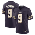 Kooe MN.Vikings #9 J.J. McCarthy Purple 2026 Rivalries Collection Game Stitched Jerseys