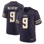 Kooe MN.Vikings #9 J.J. McCarthy Purple 2026 Rivalries Collection Game Stitched Jerseys