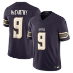 Kooe MN.Vikings #9 J.J. McCarthy Purple 2026 Rivalries Collection Limited Stitched Jerseys