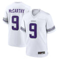 Kooe MN.Vikings #9 J.J. McCarthy White Alternate Game Player American Stitched Jerseys