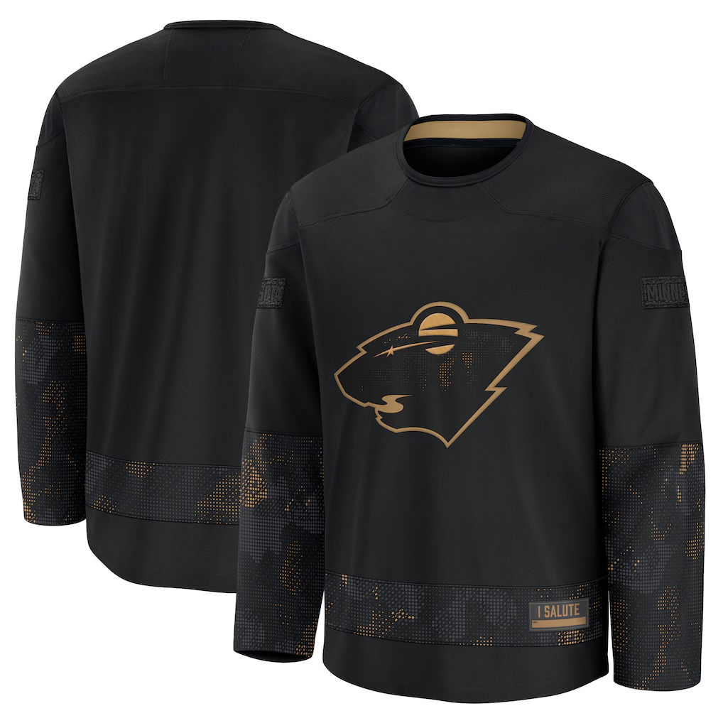 Kooe M.Wild Black 2024 Military Appreciation Practice Jerseys