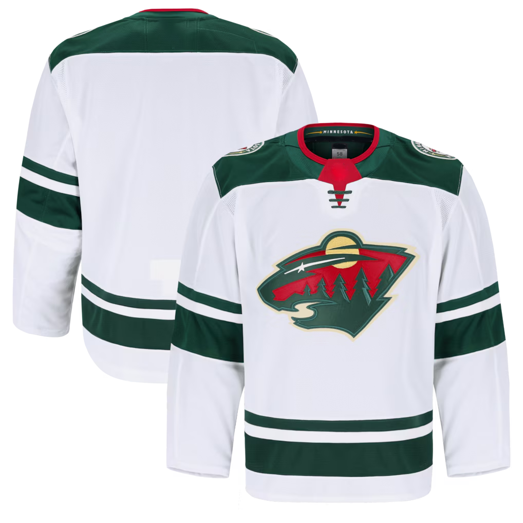 Kooe M.Wild White Away Authentic Pro Jerseys