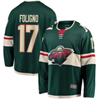Kooe M.Wild #17 Marcus Foligno Green Breakaway Jerseys