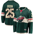 Kooe M.Wild #25 Jonas Brodin Green Breakaway Jerseys
