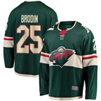 Kooe M.Wild #25 Jonas Brodin Green Breakaway Jerseys