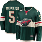 Kooe M.Wild #5 Jake Middleton Green Home Breakaway Player Jerseys