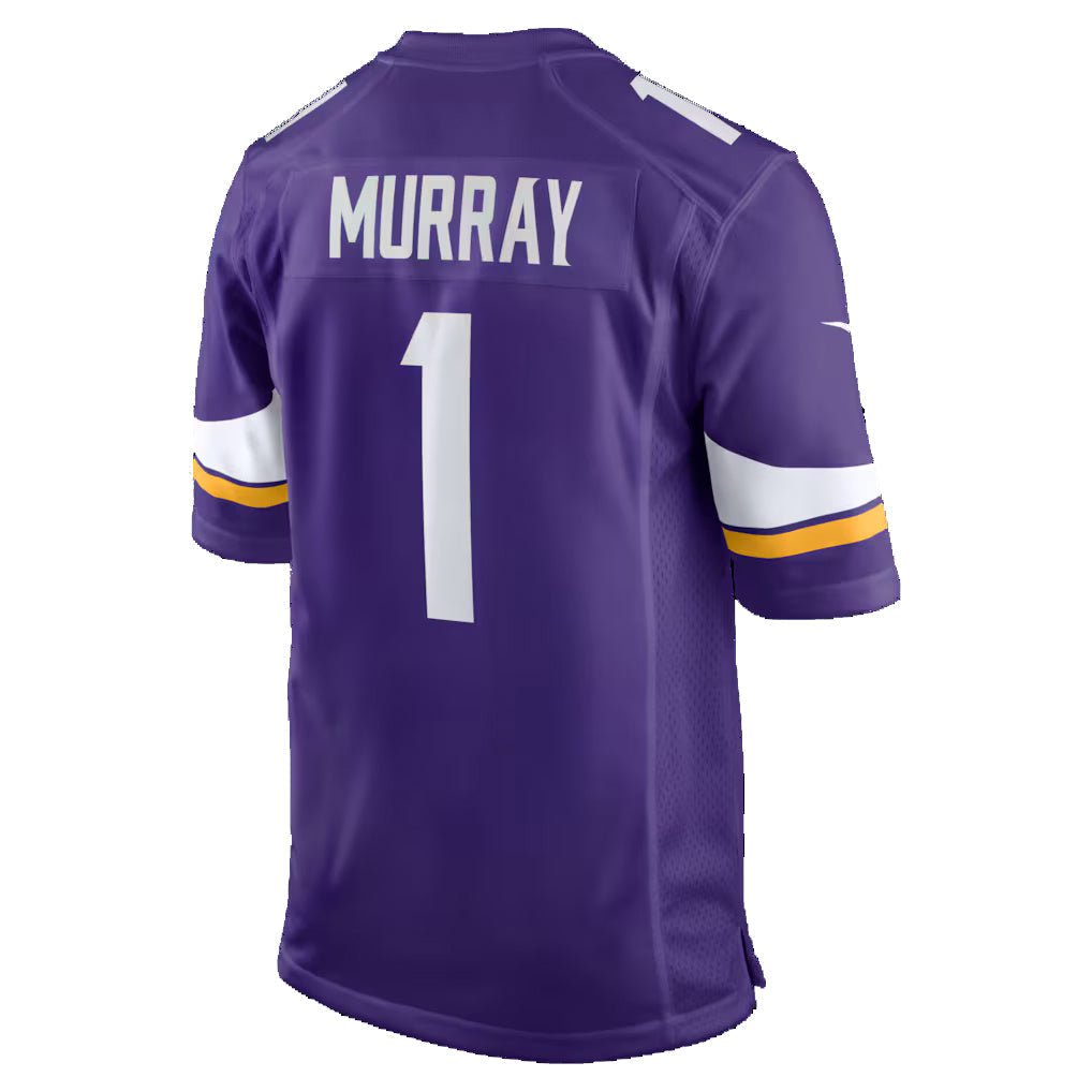 Kooe MN.Vikings #1 Kyler Murray Purple Game Stitched Jerseys
