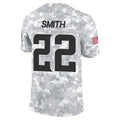 Kooe MN.Vikings #22 Harrison Smith Player Arctic Camo Salute to Service Limited Stitched Jerseys
