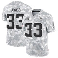 Kooe MN.Vikings #33 Aaron Jones Player Arctic Camo Salute to Service Limited Stitched Jerseys