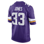 Kooe MN.Vikings #33 Aaron Jones Player Purple Home Game Stitched Jerseys