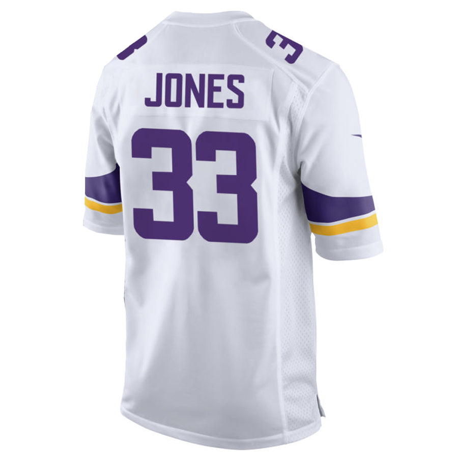 Kooe MN.Vikings #33 Aaron Jones Player White Home Game Stitched Jerseys