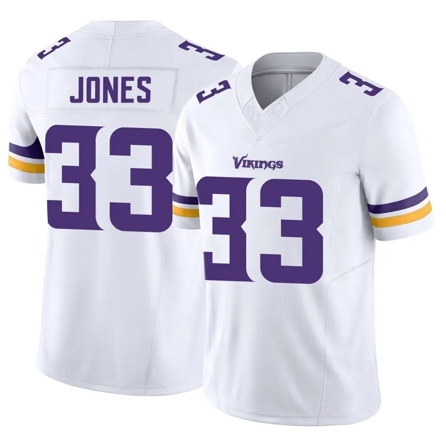 Kooe MN.Vikings #33 Aaron Jones Player White Vapor F.U.S.E. Limited Stitched Jerseys