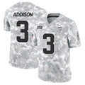 Kooe MN.Vikings #3 Jordan Addison Player Arctic Camo Salute to Service Limited Stitched Jerseys