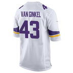 Kooe MN.Vikings #43 Andrew Van Ginkel Player Purple Home Game Stitched Jerseys