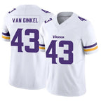 Kooe MN.Vikings #43 Andrew Van Ginkel Player White Vapor F.U.S.E. Limited Stitched Jerseys