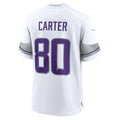 Kooe MN.Vikings #80 Cris Carter White Alternate Retired Player Game Stitched Jerseys