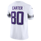 Kooe MN.Vikings #80 Cris Carter White Alternate Vapor F.U.S.E. Retired Player Limited Stitched Jerseys
