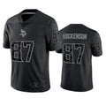 Kooe MN.Vikings #87 T.J. Hockenson Player Black REFLECTIVE Limited Stitched Jerseys