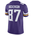 Kooe MN.Vikings #87 T.J. Hockenson Player Purple Vapor F.U.S.E. Limited Stitched Jerseys