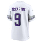 Kooe MN.Vikings #9 J.J. McCarthy Player White Alternate Game Stitched Jerseys