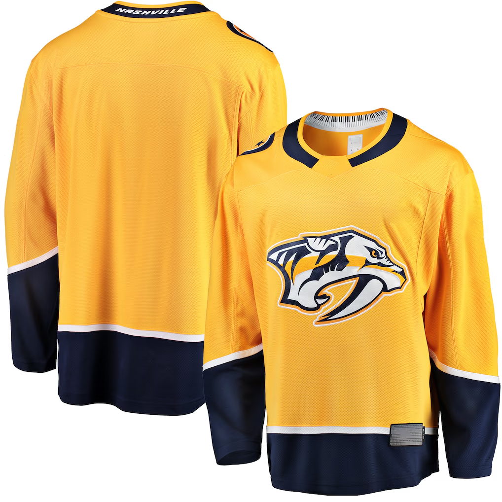 Kooe N.Predators Gold Breakaway Home Jerseys