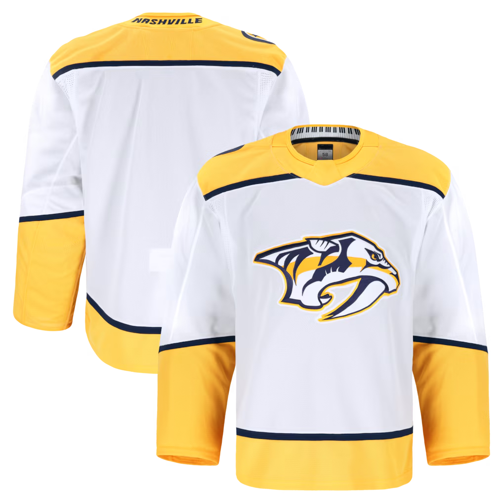 Kooe N.Predators White Away Authentic Pro Jerseys