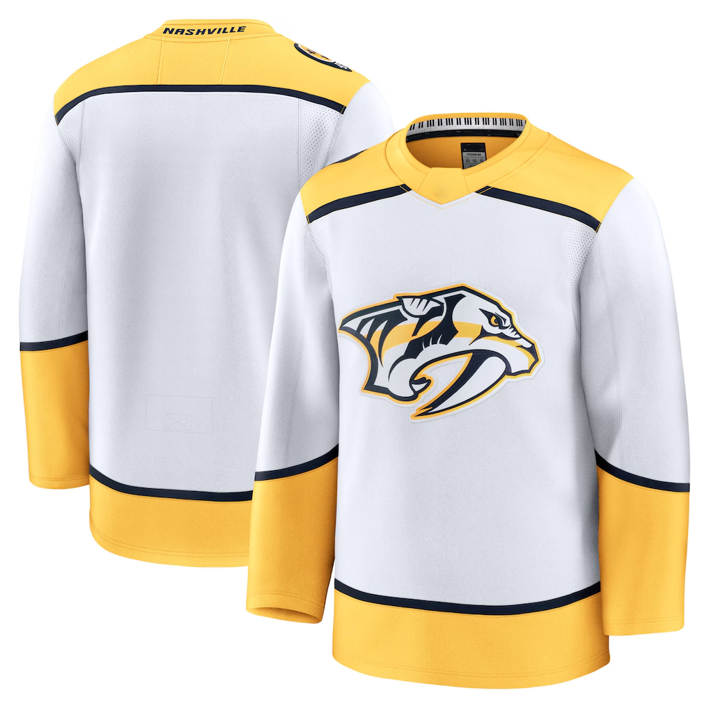 Kooe N.Predators White Away Premium Jerseys
