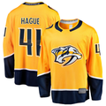 Kooe N.Predators #41 Nicolas Hague Gold Home Breakaway Jerseys