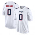 Kooe NE.Patriots #0 Christian Gonzalez Player White Fashion Limited Home Game Stitched Jerseys