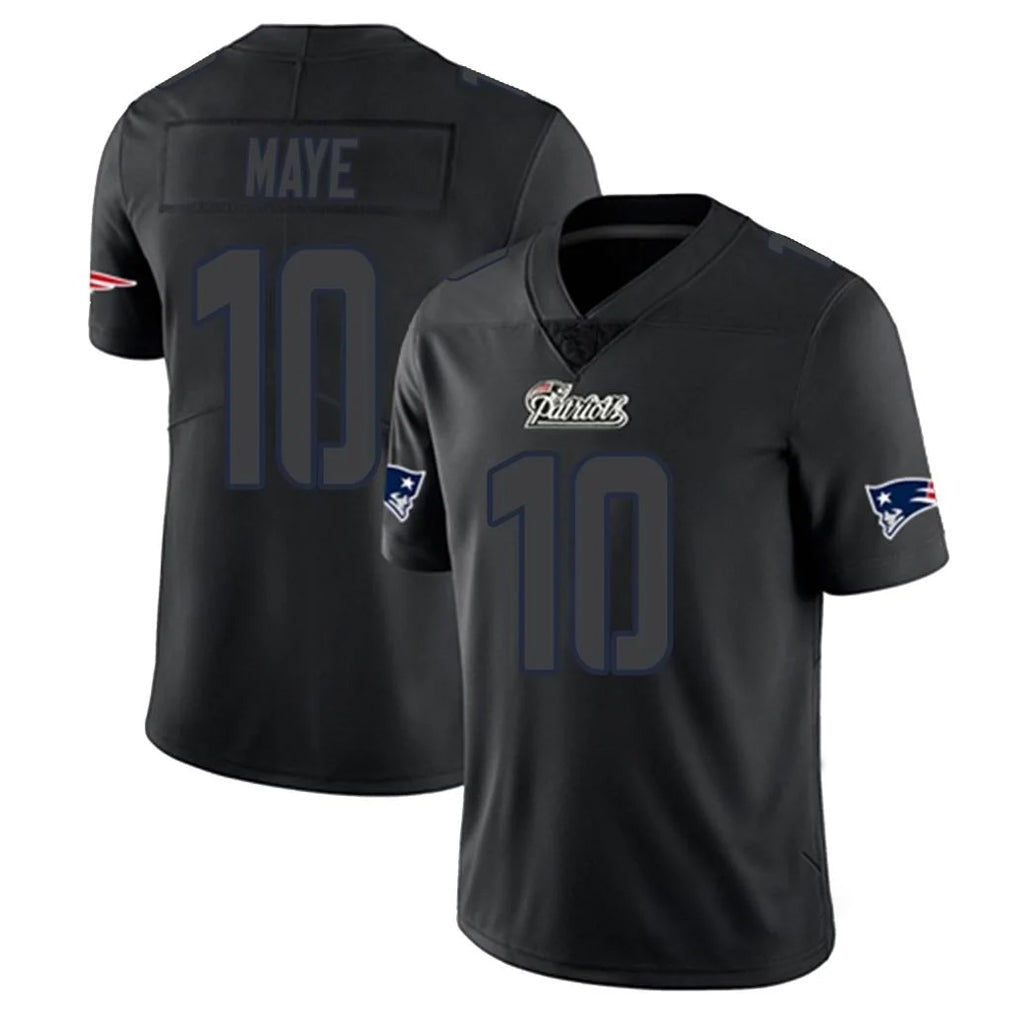 Kooe NE.Patriots #10 Drake Maye Player Black Impact LImited Home Game Stitched Jerseys