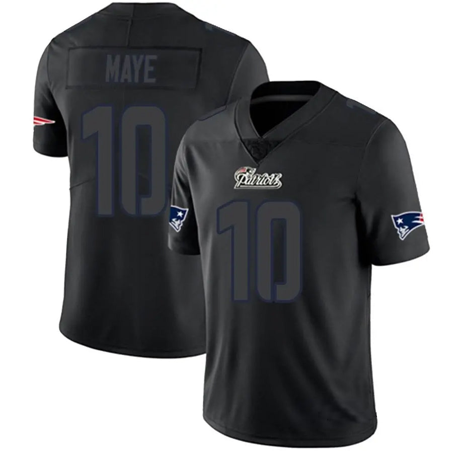 Kooe NE.Patriots #10 Drake Maye Player Limited Black Impact Stitched Jerseys