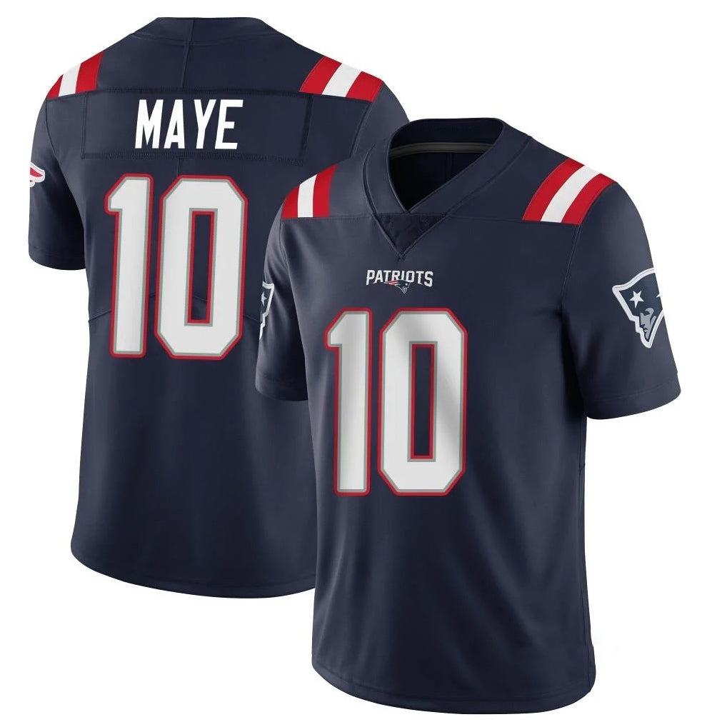 Kooe NE.Patriots #10 Drake Maye Player Navy Vapor Untouchable Home Game Stitched Jerseys