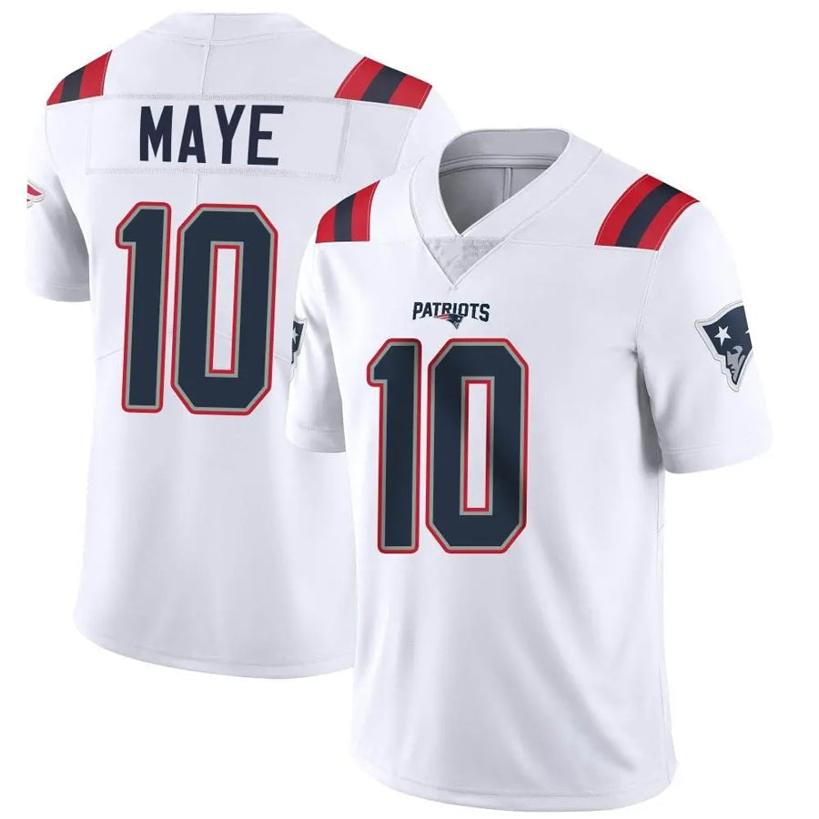 Kooe NE.Patriots #10 Drake Maye Player White Vapor Limited Stitched Jerseys
