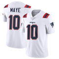 Kooe NE.Patriots #10 Drake Maye Player White Vapor Untouchable Home Game Stitched Jerseys