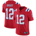 Kooe NE.Patriots #12 Tom Brady Player Red Home Limited Stitched Jerseys
