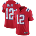 Kooe NE.Patriots #12 Tom Brady Player Red Home Limited Stitched Jerseys