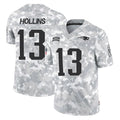 Kooe NE.Patriots #13 Mack Hollins Player Arctic Camo Salute To Service Limited Game Stitched Jerseys