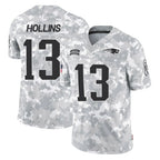 Kooe NE.Patriots #13 Mack Hollins Player Arctic Camo Salute To Service Limited Game Stitched Jerseys