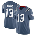Kooe NE.Patriots #13 Mack Hollins Player Blue Limited Rivalries Collection Home Game Stitched Jerseys